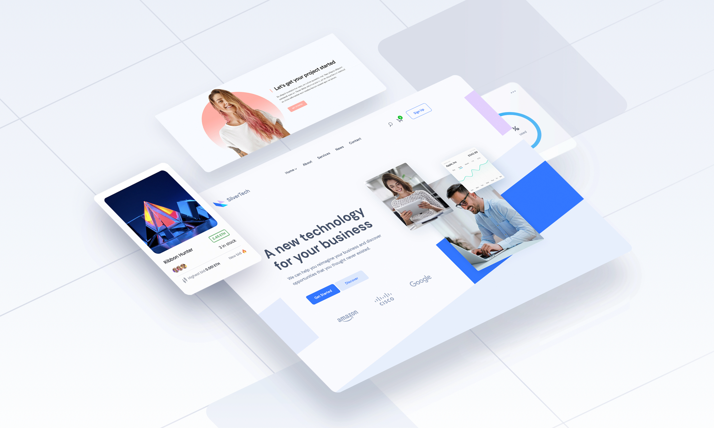 WordPress themes showcase preview